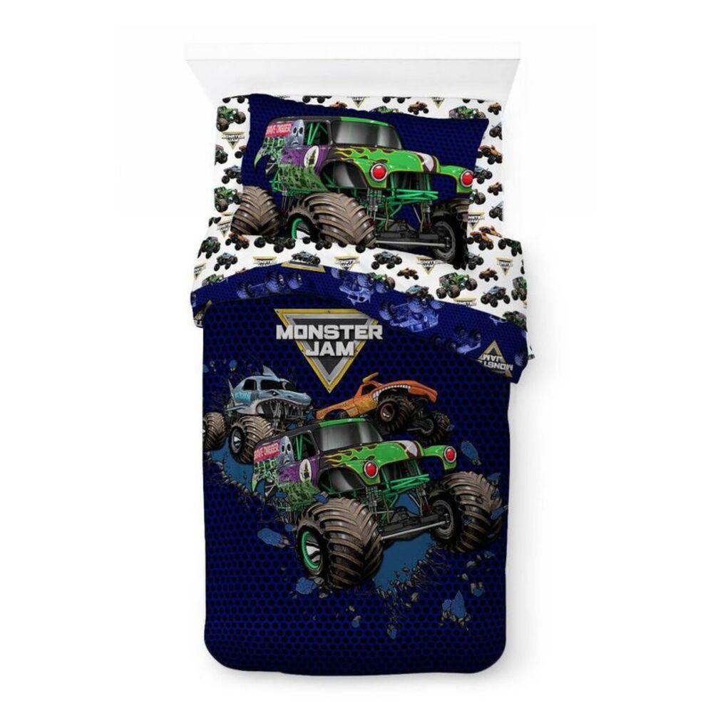 Monster Jam - Twin Monster Jam Comforter Blue